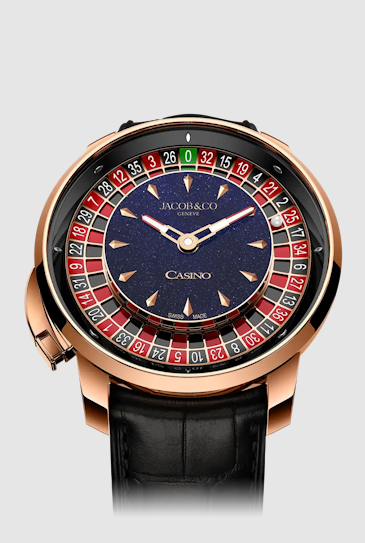 (image for) Jacob & Co casino tourbillon BLUE AVENTURINE DIAL Replica Watch CA100.40.AA.AC.A